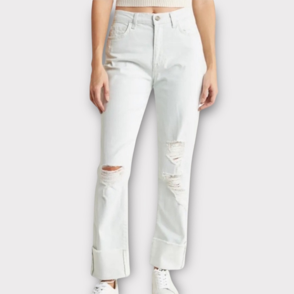Current/Elliott Women’s Jeans Size 26 Relaxed Cuff Boyfriend Fit Denim NWT
